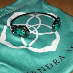 Kendra Scott gun metal bracelet